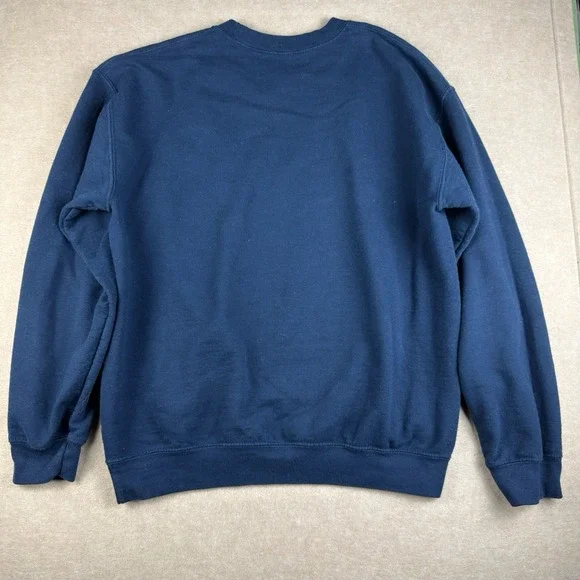 Ford Racing Sweatshirt Navy‎ Blue M Detroit Bronco Mustang F150 Built Tough USA - Picture 2 of 12